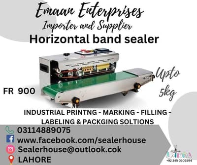 Continuous Band Sealer Machine | bags, pouches, sachet sealing packin