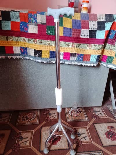 Adjustable Quad Cane (4-Legged Walking Stick)