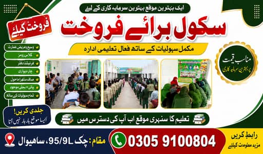 School for Sale | Complete Educational Setup |Best Investment Opportun