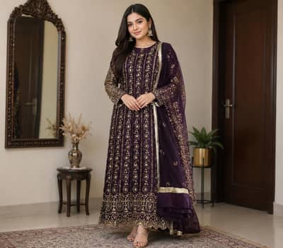 embroided formal suit