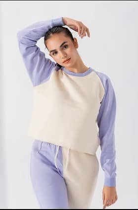 Winter ladies short body track suit