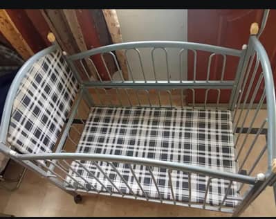 Baby full metal cot