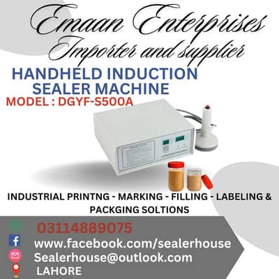 Induction Sealing Machine | foil jar Induction sealer Packing Machine