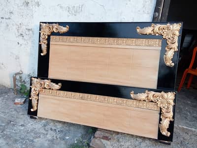 Double bed / bed set / king size bed / wooden bed / bed / Furniture