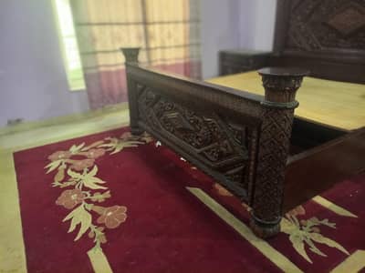 zabardast bed with side table for sale