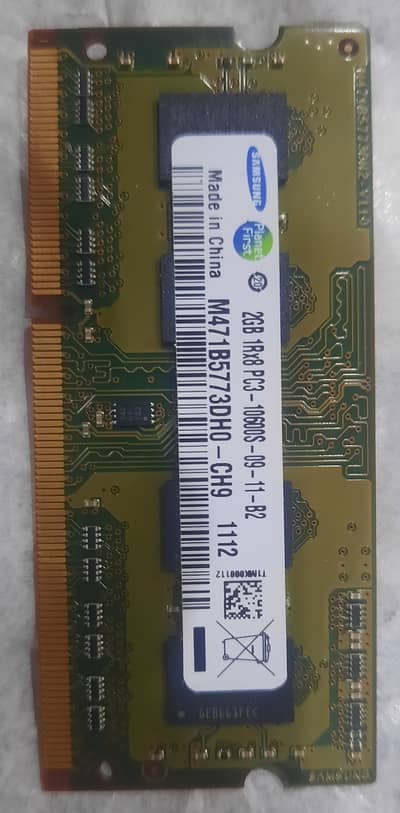 DDR3 1333Mhz 2GB Laptop RAM