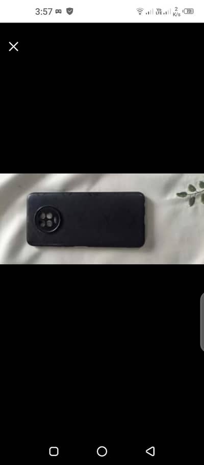 Infinix Note 7 Mobile Cover Black Color