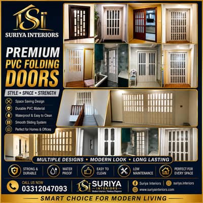 Pvc doors folding / Doors /Slidng Doors/PVC Sliding Door/PVC Partitio