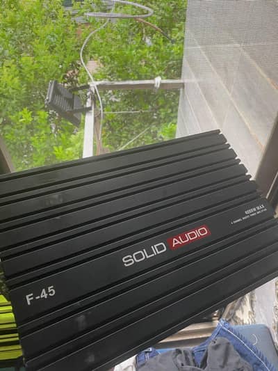 Solid audio  amplifier condition used