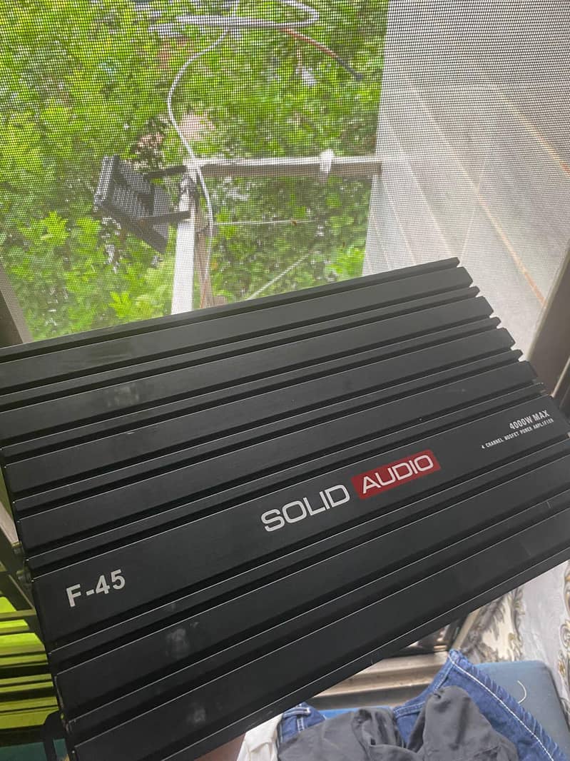 Solid audio  amplifier condition used 1