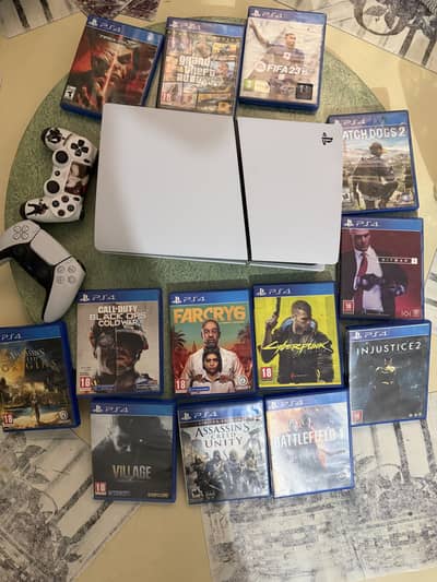 PS5 Sim Mate Black edition (Disc) + 13 Hit Games + 2 Controllers