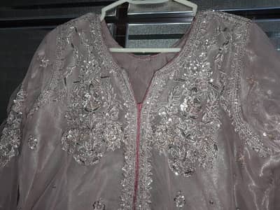 Maxi for Zari work /Only one time use / 21 chest / flare 60 /length 52