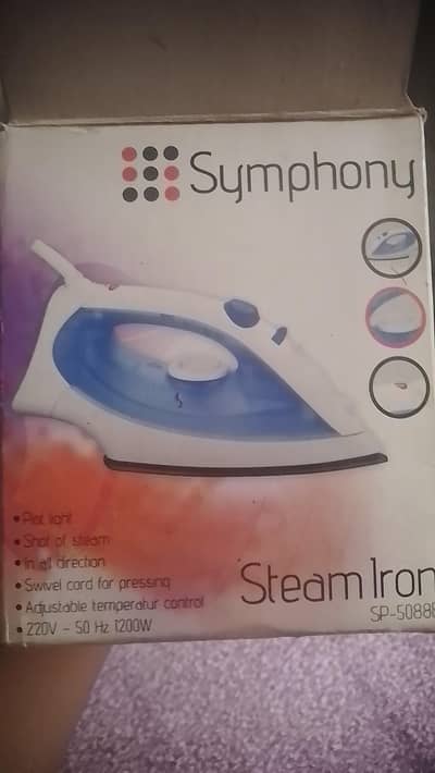 steam iron.