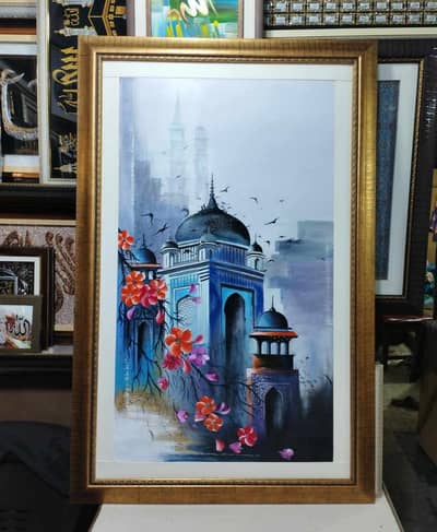 size 24 x 36 midium acrylic on canvas Price . . . . 45k