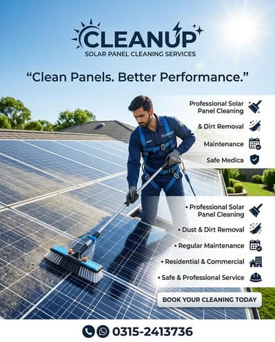 SOLAR PANELS CLEANING SERVICES