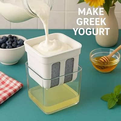 Multi-Purpose 1100ML Greek Yogurt Maker Hung Curd Strainer Box