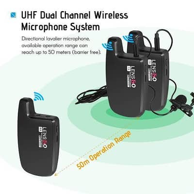 LensGo Dual Wireless Mic