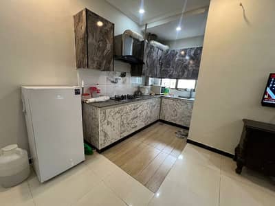 3 bedroom complete furnished flat available for rent demand 130000 at Prime location