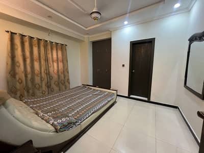3 bedroom complete furnished flat available for rent demand 130000 at Prime location