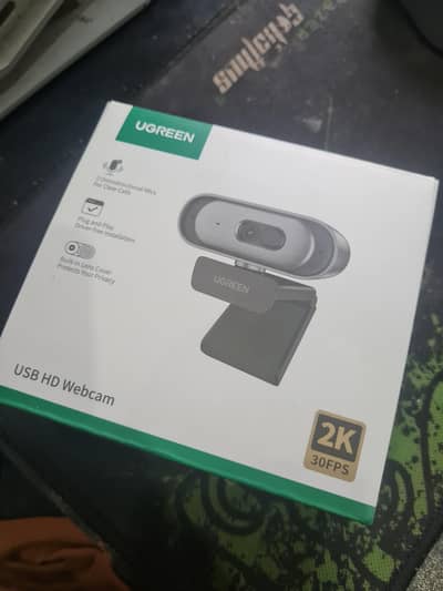 UGreen 2k Webcam, Full HD 1080P/60 FPS