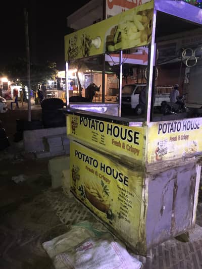Fries and burger counter for sale