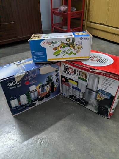 Magic Bullet Blender 17 Pcs Set + Extra Blender Set