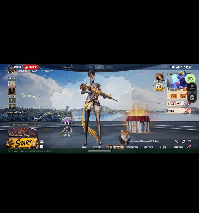 PUBG mobile acc 0