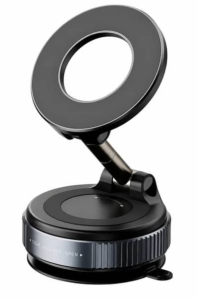 Magnetic & Vacuum Suction Phone Mount | AfaqDigital