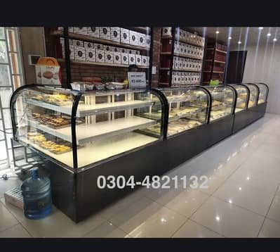 Imported Bakery Counter | Glass Display Showcase for Bakery & Sweet