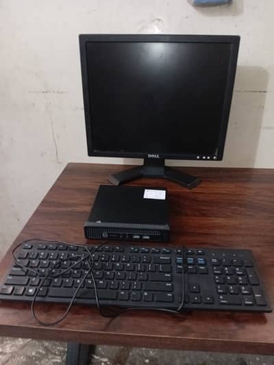 Complete HP ProDesk Computer Setup - Core i3 4th Gen / 4GB / 128GB SS