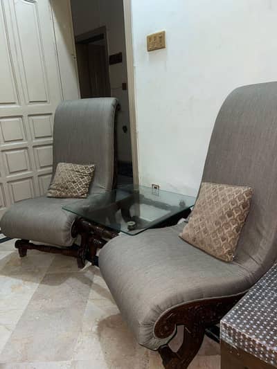 Coffee chairs and table