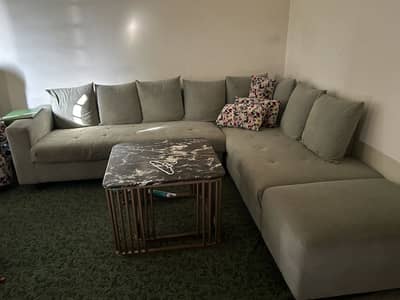 8 seater L shape sofa