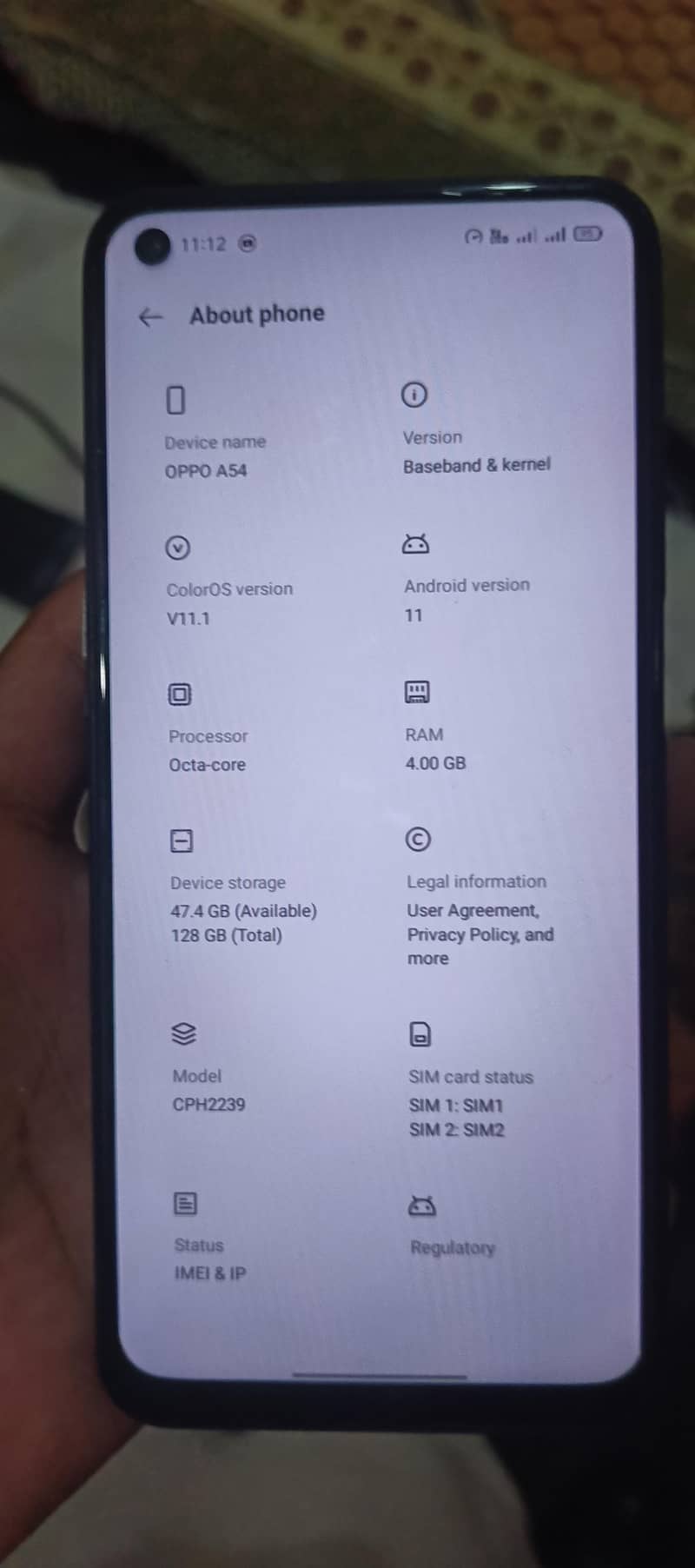 OPPO A54 0