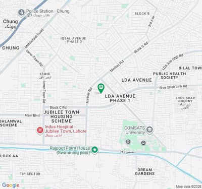 BACK OF MAIN 150 FEET WIDE ROAD BEST LOCATION 1 KANAL PLOT AVAILABLE FOR SALE IN LDA AVENUE - BLOCK H