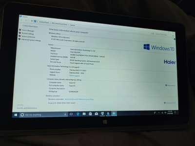 Haier laptop plus tab