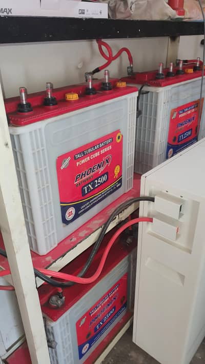Phoenix TX-2500 Batteries (Set of 4) | Excellent Condition