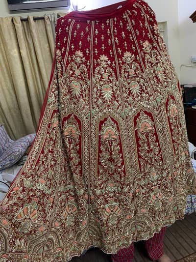 Heavy Bridal lehnga for sale in low price