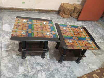 3 glass tables for sale