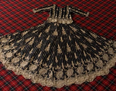 BLACK COLOR BEAUTIFUL HEAVY WORK FAROKH