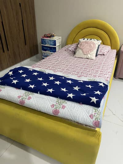 Solid Wooden beds with foaming on top