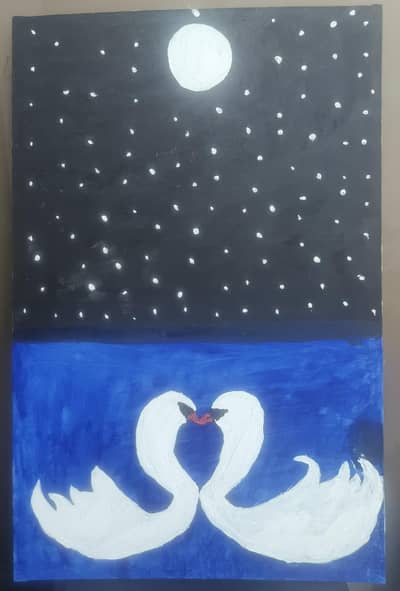 Original Handmade Acrylic Canvas Painting 2ftx3ft