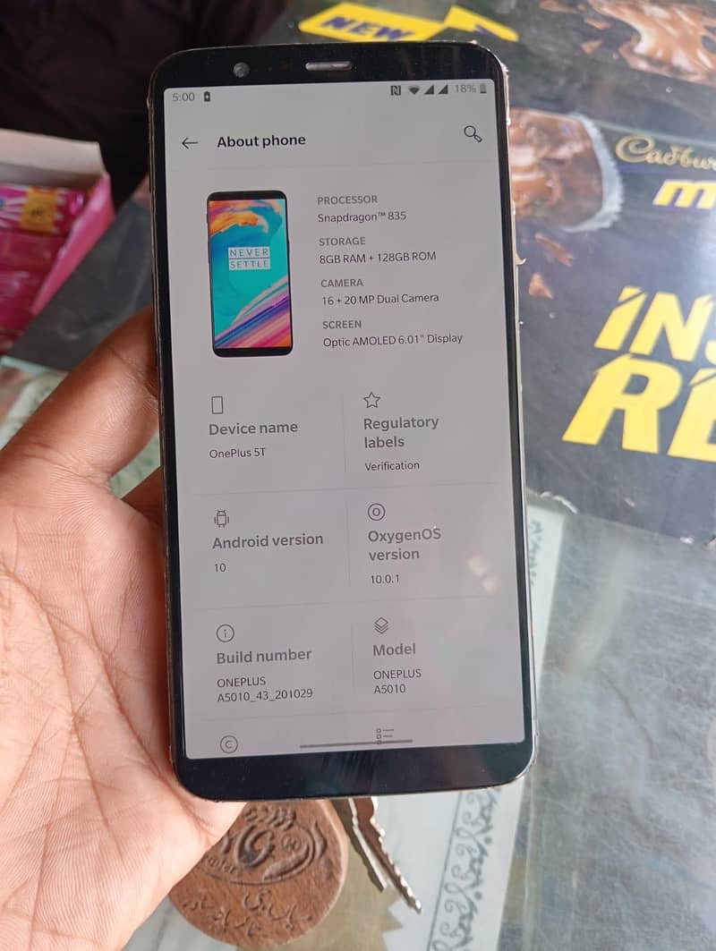 One Plus 5T 0