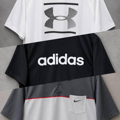 Nike, Adidas, Under Armour – Original Sports T-Shirts & Polos