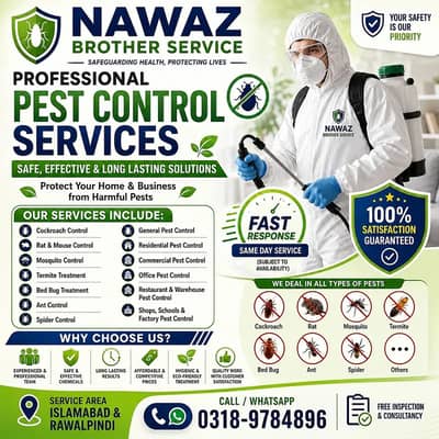 Cockroach, Bed Bug & Rat Control Services | Fumigation & Pest Contro