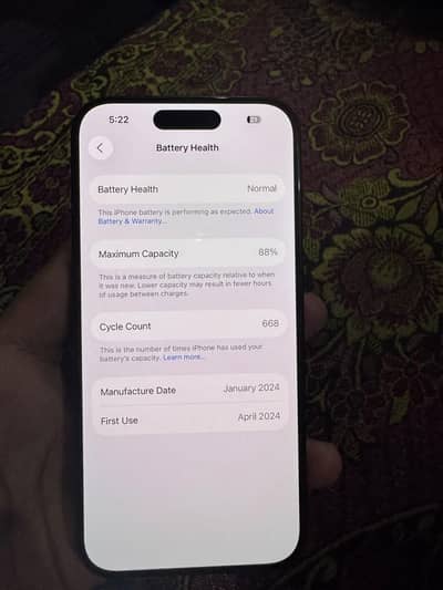 Apple i phone 15 pro jv 128gb
