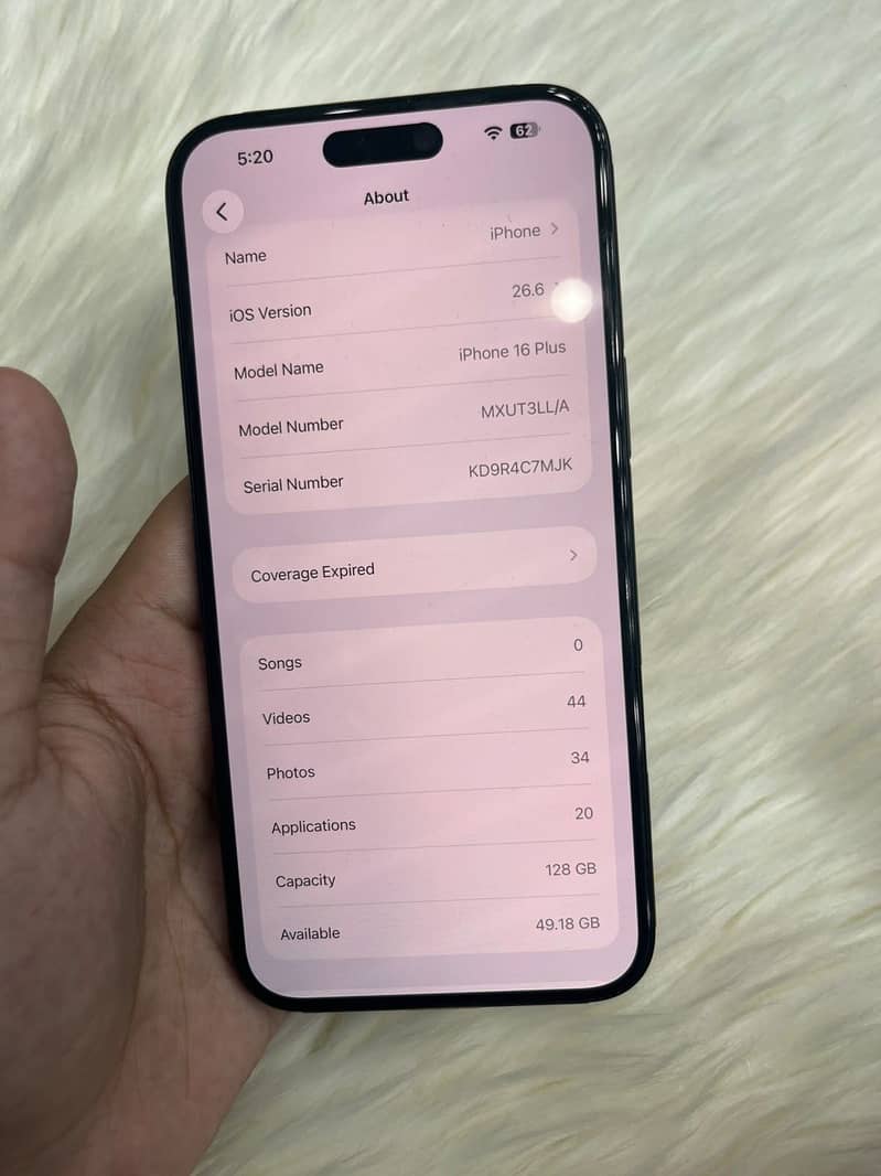 iPhone 16 plus Jv 7