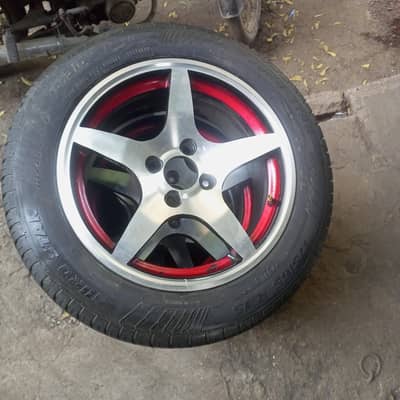 15 size rim. 100 pcd & tyer