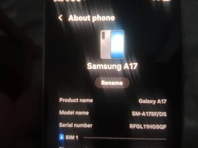 Samsung a17 new model