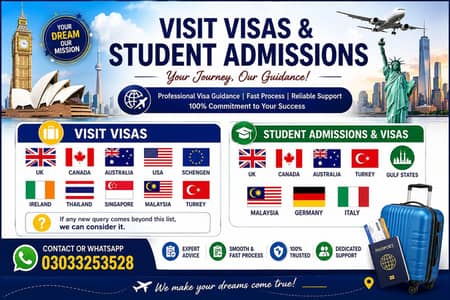 visit and student visa