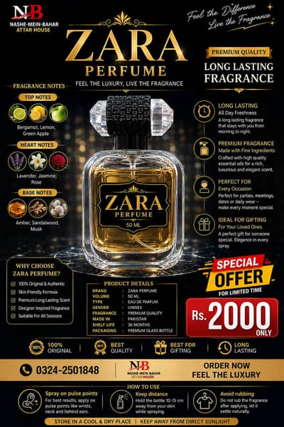 ZARA PERFUME 50ml